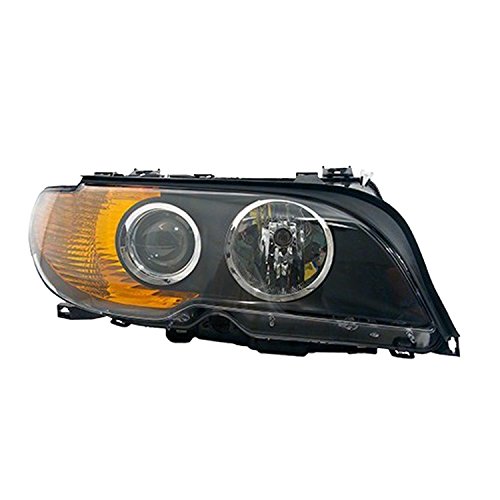 GetAllParts New Passenger Side Right Head Lamp Lens and Housing incl Amber Turn Signal