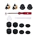 Mcbazel Kit de réparation de manette analogique 15 en 1 pour manette PS5, remplacement de manette de couverture de manette avec outil d'ouverture pour manette PS5 DualSense