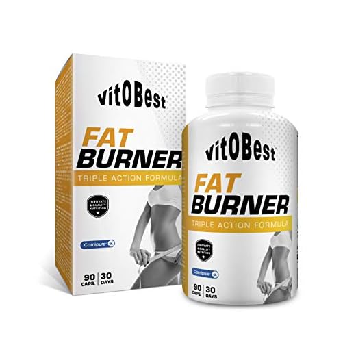 Quemagrasas FAT BURNER 90 Caps. - Producto de Calidad Optima y Quemagrasas Potente para Adelgazar - Vitobest