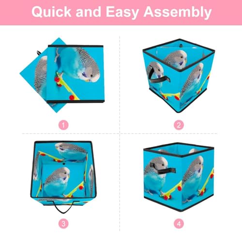 Boîte de rangement pliable en tissu cube pour libérer l'espace du placard