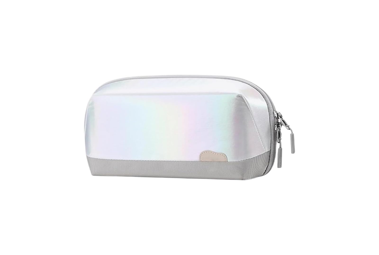 Torba na akcesoria elektroniczne, Organizator podróżny na elektronikę Otwierana torba Tech Organizer Etui podróżne Przenośna bateria(White)