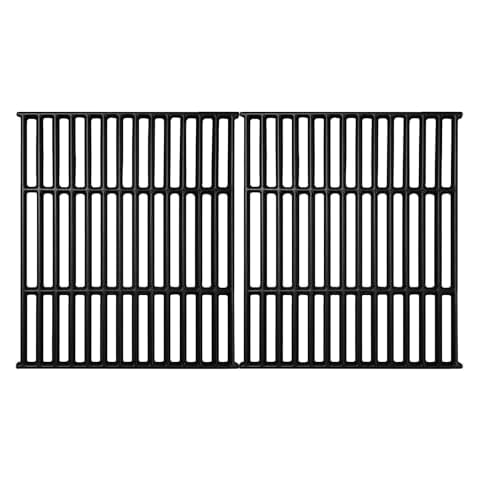 Grill Replacement Parts for Broil King 9865-54 Grill Grates Signet 20 70 90 Broil Mate 1161-54 1551-54 1551-64 1553-64 1651-54 Huntington 6962-64C Grill Parts Cast Iron Cooking Grates Grid 2 Pcs Cover