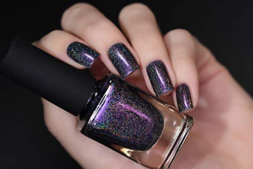Image of ILNP Pulse - Purple to Gold Color Kissed Ultra Holographic Nail Polish