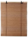  DOCIM Stores roulants en Bois de Bambou, Stores roulants en Bois, Stores de fenêtre pour Jardin extérieur, Patio, véranda, tonnelle,36×72in/91×183cm