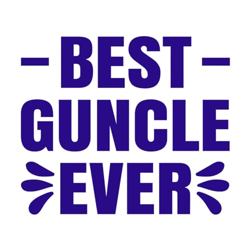 il miglior guncle di sempre divertente Decorazioni murali in vinile