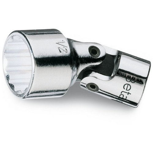 Beta 9100261 Model 910 AS/SN7/16 Swivel End Bi-hex Hand Sockets, 3/8 Drive, 7/16af, White