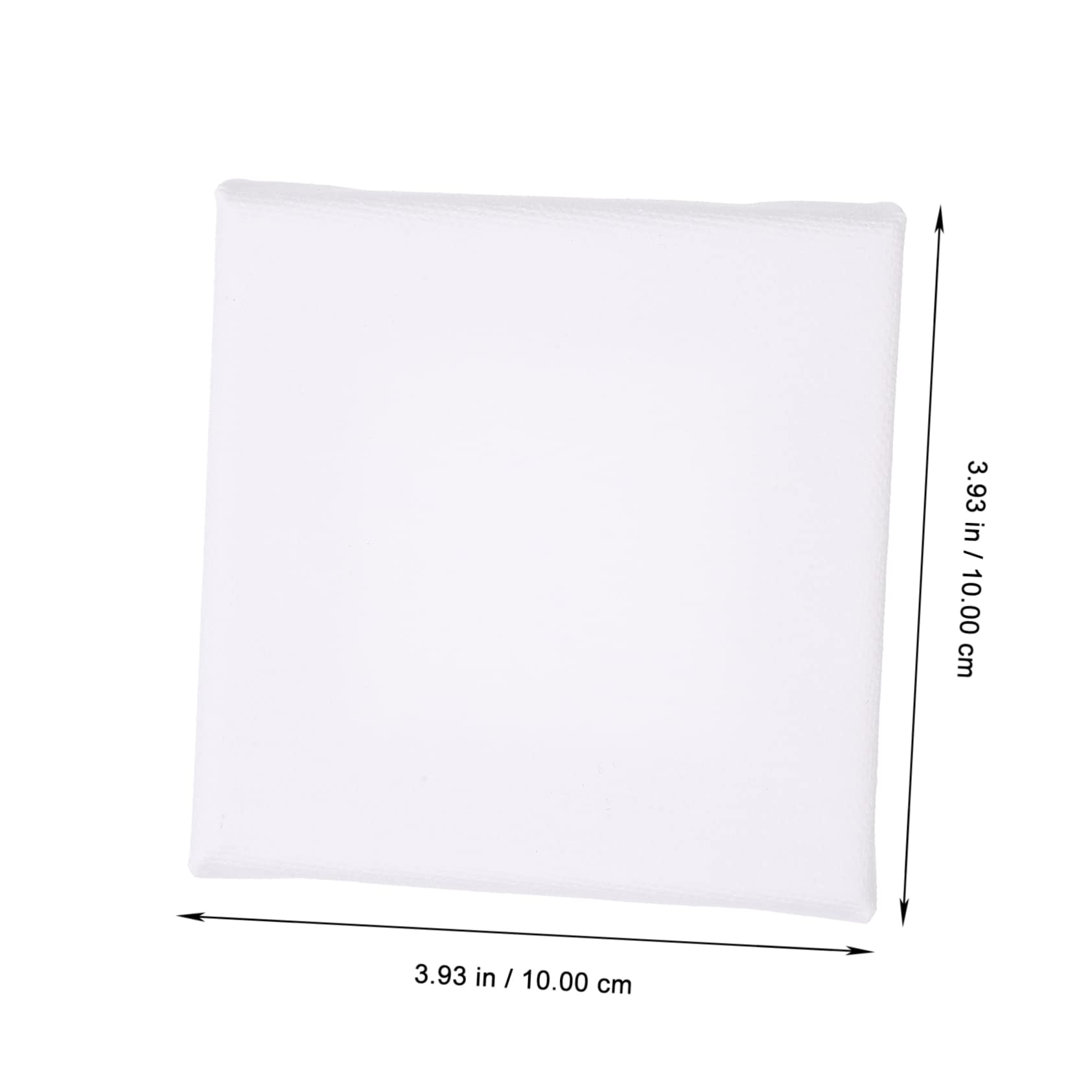 NUOBESTY Quadratische Leinwandplatten mit Holzrahmen 12 Stück aus Baumwolle für Ölgemälde und Kreative Kunstprojekte für Anfänger und Dekorative Malarbeiten