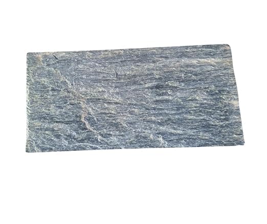 Kalu Creations – Rivestimento in Serizzo Verde Naturale 30x15 cm (8 Pezzi) – Pietra Antiscivolo e Impermeabile per Interno ed Esterno – Design Elegante per Pareti, Caminetti, Facciate