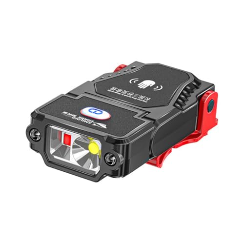 POPETPOP Outdoor Hat Clip Light Professional Rechargeable LED Cap Light for Night Hiking Fishing Camping and Home Use Material Clip Design