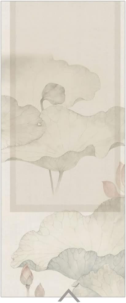 Window Clings Window Film Decorative Glass Sticker Lotus Frosted Window Film is Suitable for Bathroom Anti-peep Anti-Light Glass Door Privacy Window Film(A,70 * 120 cm)