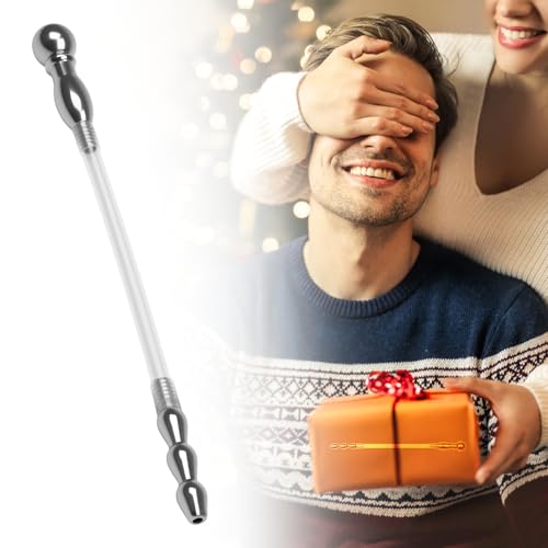 Image of Romi Chastity Device Cock Cage Accessories Catheter Urethral Sound Long Silicone Male Urethral Tube Hollow Stainless Steel Penis Plug Male Sex Toys