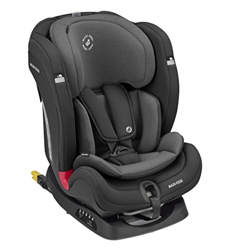Maxi-Cosi Titan Plus Silla Coche grupo 1 2 3 isofix, reclinable con reductor niños pequeños y Clima Flow para el Control de la Temperatura, 9 Meses-...