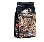 Weber Smoking Chips (700g Pack) - Hickory wood, for beef, pork, game & poultry, strong/intense, slightly sweet aroma, made from 100% natural wood (17624)