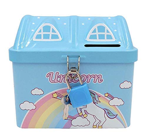 SAMVARDHAN Money Bank Hut Shape Coin Bank | Piggy Bank for Kids & Adults with Lock | Money Saving Box Decorative Return Gifts