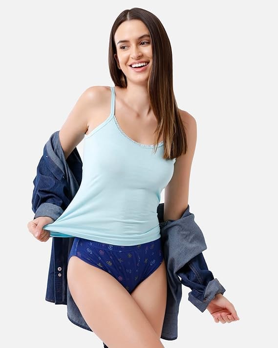 41s7uoxWksL nuovva Women Cotton Underwear Combo Pack of 6, 100% Soft Cotton Hipster Panties, Breathable Floral Printed Ladies Innerwear, Multicolor Briefs