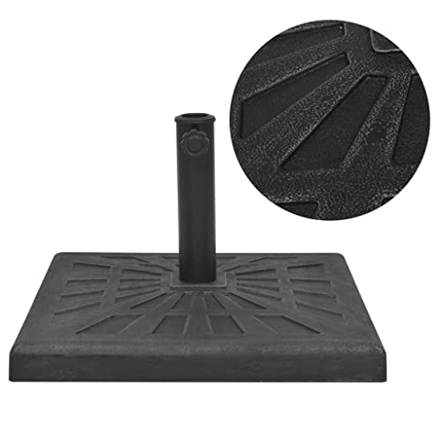 YAFF Parasol Base Resin Square Black 26.5 lb (28.16lbs)