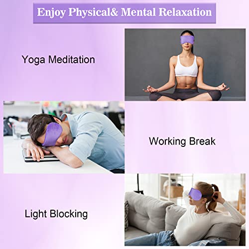 Cavoilu Weighted Eye Mask For Dry Eyes, Heated & Cooling Eye Masks For Dark Circles And Puffiness, Moist Heat Warm Compress Eye Pillow With Gel Ice Pack Sleep Mask, Gifts For Men Women #TOP6