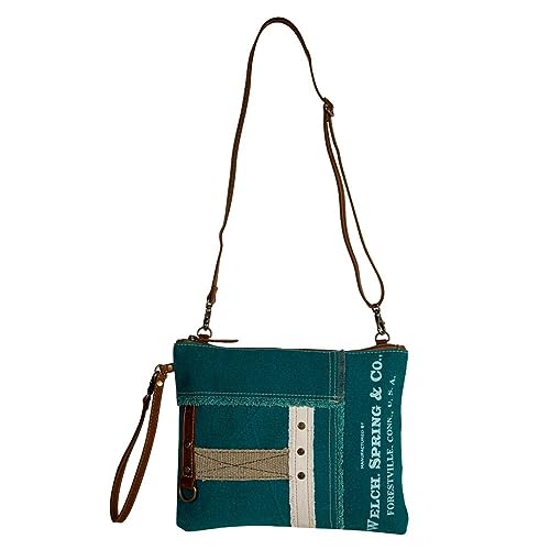 Western Leather Crossbody Bag for Women - Canvas Purse Shoulder Handbag Countryside4