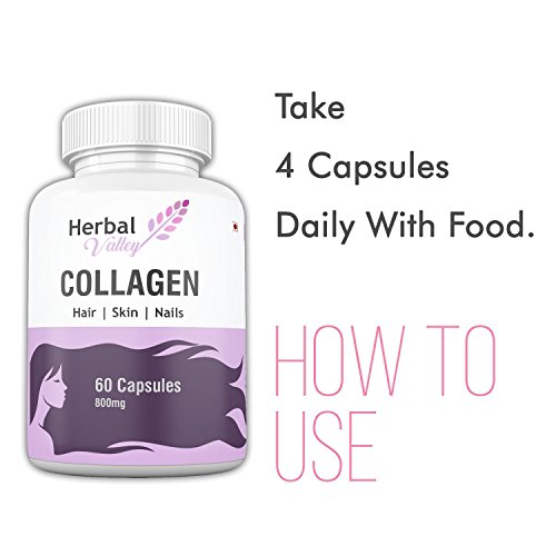 HerbalValley Collagen Supplement for Healthy Hair ,Nails , Skin For Women's Pack of 1 - Image 4