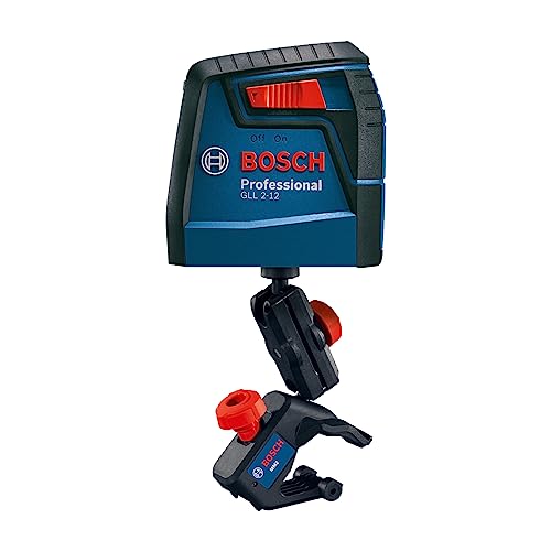 Bosch Nível Laser Gll 2-12 Alcance 12M Com Suporte E Bolsa De Proteção