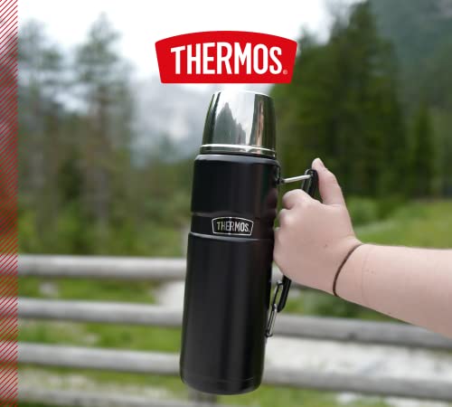 THERMOS Thermosflasche Edelstahl Stainless King, Isolierflasche mit Trinkbecher 4003.232.120 spülmaschinenfest… – Bild 7