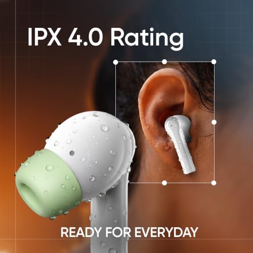 Image of Mivi DuoPods Thunder Earbuds, 60H Playtime, BT 5.3, AI ENC, TWS Buds