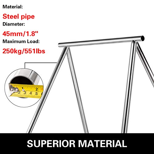 VEVOR Aerial Yoga Frame, 9.6 FT Height Yoga Swing Stand, Max 250kg/551lbs Steel Pipe Inversion Yoga Swing Stand Yoga Rig Yoga Sling Inversion Equipment for Indoor Outdoor Aerial Yoga