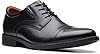 Clarks Men's Whiddon Cap Oxford, Black Leather, 8.5 UK #2