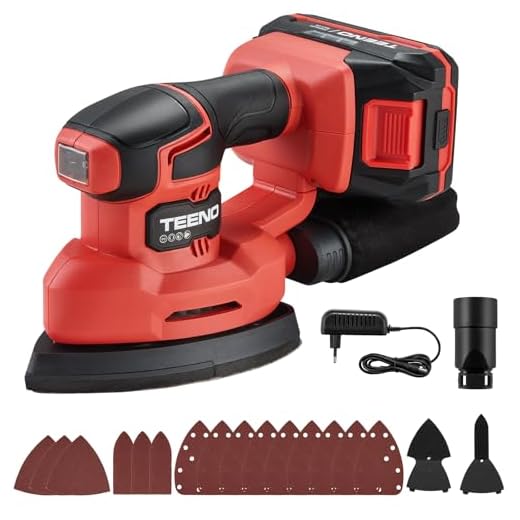 Versatile TEENO 3-in-1 Cordless Sander