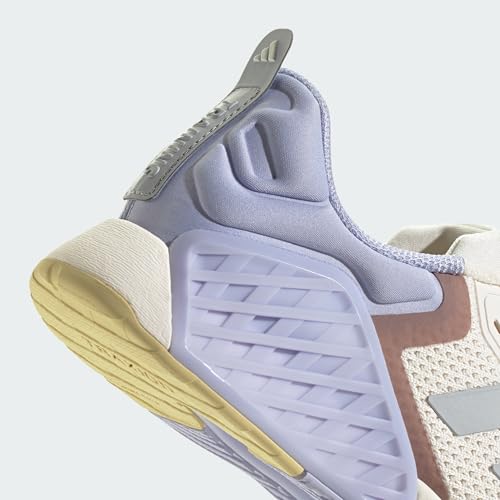Image of adidas Women's Dropset 3 Training Shoes, Chalk White Halo Silver Violet Tone, 7 US