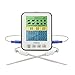 Termometro Da Cucina Professionale Cottura Cibi Digitale Con Doppia Sonda Per Carne e Pesce Forno Grigliata Barbecue Bbq Fritti Allarme Temperature Gradi Precisione Istantaneo Sondino Sonde Batteria