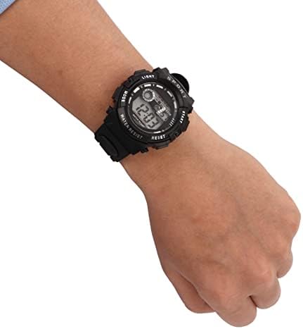 Fabater Men Electronic Sports Watch Digital Watch with Alarm Multifunctional Day Date Display for Swimming Outdoor Activities (Black) — view 7