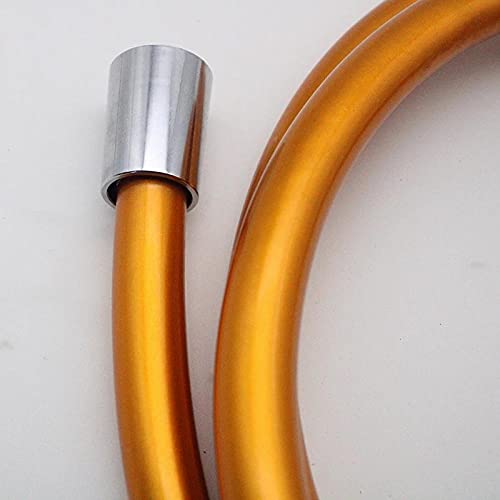 MMDSNX Tubo Doccia in PVC Arancione Soffione