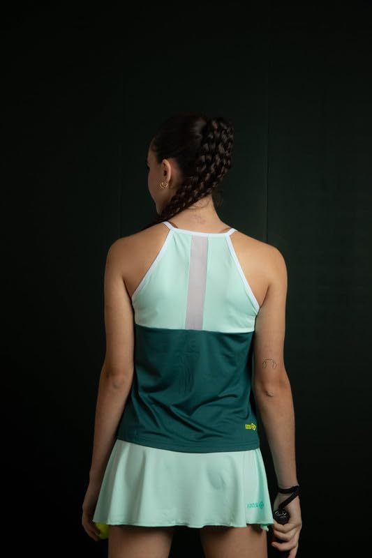 IZAS Canotta da Donna per Padel - Traspirante e Funzionale, libertà di Movimento, Tessuto Traforato, Leggera