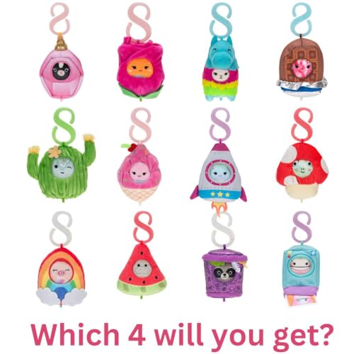 Squishville Original Squishmallows Style & Squish Clips à relier - 2