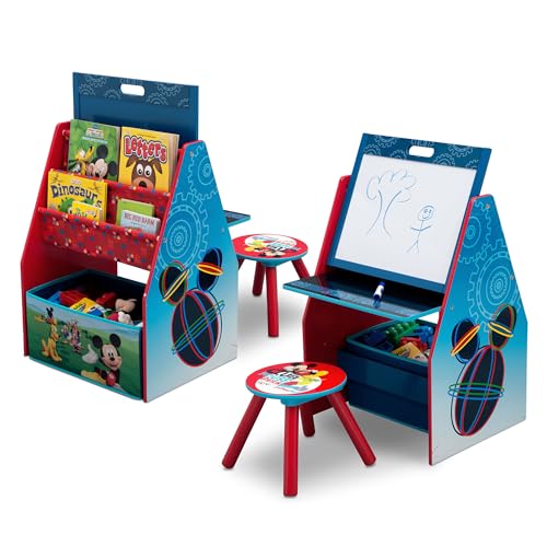Image of Delta Children Easel and Play Station, Disney Mickey Mouse