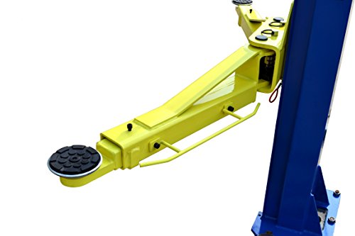 APlusLift HW-10KOH 10,000LB Two Post Overhead Auto Hoist Clear Floor Car Lift with Combo (Symmetric and Asymmetric) Arms / 24 Months Parts Warranty