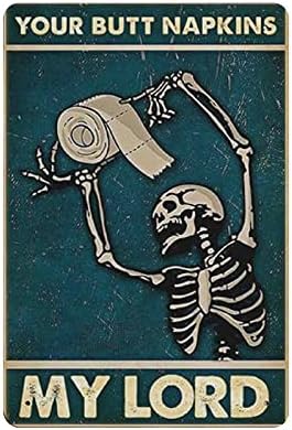 Dreacoss Why Hello Sweet Cheeks Have A Seat, Funny Giraffe Tin Signs, Animal Retro Funny Metal Sign Vintage Poster Wall Art for Kitchen Garden Bathroom Farm Home Decor Tin Sign, 8x12 inches