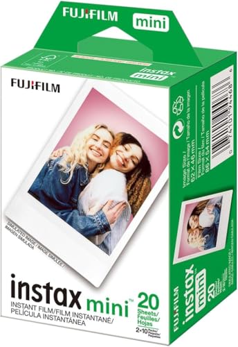 Papel fotográfico instantáneo Fujifilm Instax Mini para cámaras instantáneas mini (paquete de 15, 300 hojas en total) miniatura 2