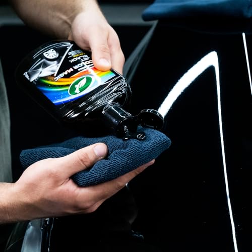 Turtle Wax Color Magic, Farbauffrischende Autopolitur, Jet Black, Entfernt leichte Kratzer, verstärkt die Lackfarbe… – Ansicht 3