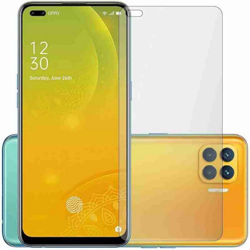 Image of Embed HD-Clear Screen Guard for Oppo F17 Pro - Harder or Durable Plastic & More Impact-Resistant Than Glass, with Free Installation Kit
