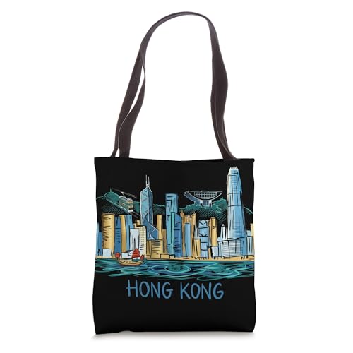 Bolsa Tote Souvenir Hong Kong China