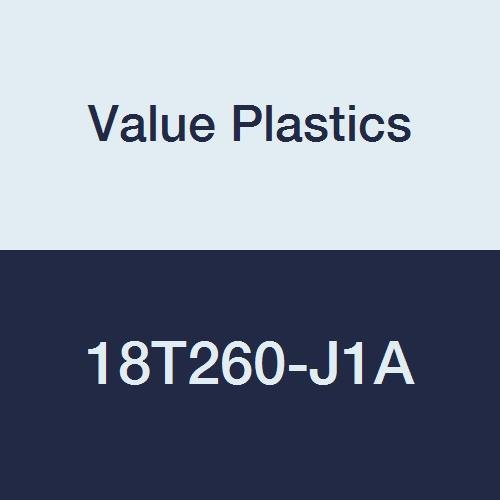 Value Plastics 18T260J1A 1/827 NPT Thread Tee with 7/16" Hex to 200