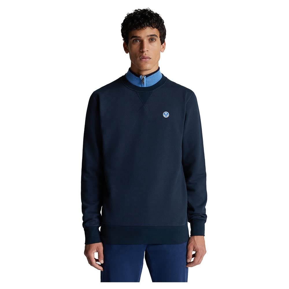 North Sails Round Neck Sweatshirt W/Logo Maglia di Tuta Uomo