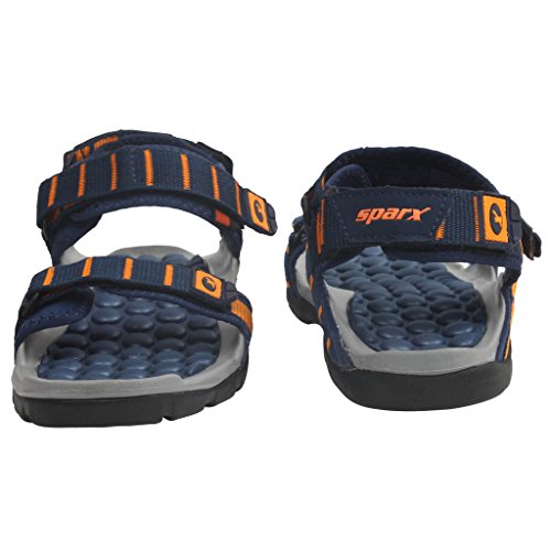 Sparx Men's Blue-Orange Sandal's Size-10 (SS504) : Amazon.in: Fashion