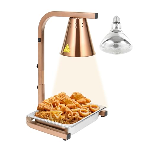 Restlrious GFHL-1B1P-1P Food Heat Lamp Freestanding Commercial Head Food Warmer cover