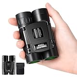 WRNRN 8x21 Mini Lightweight Binoculars, Compact Pocket Binocularsfor Adults Kids, Small Protable Bin