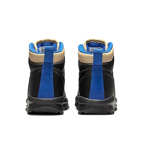 Nike Little Kid's Manoa LTR Black/Black-Sesame-Game Royal (BQ5373 003) - 34