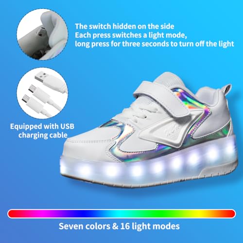 Yogeeft Roller Shoes With Wheel For Girls Boys thumb #5