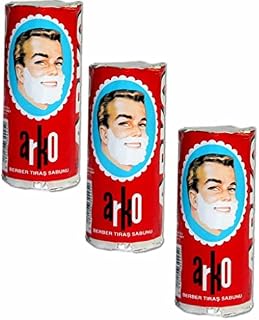 EVYAP ARKO Shaving Cream Soap, 3 Pieces, (Pack of 1)